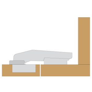 Bisagra Ángulo Ciego 90° 35mm Cierre Suave