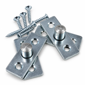 Bisagra Pivote Puerta Zinc Par