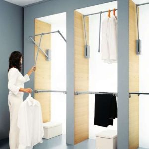 Colgador Closet 600mm A 1000mm Elevadizo