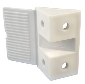 Escuadra triangular Doble Blanca