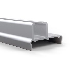 Perfil Transición Placa 18mm/Vidrio 3 metros