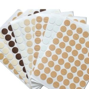 Tapa tornillo Autoadhesivo PVC Maple (50uds.)