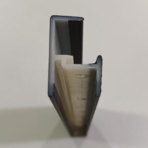 Ángulo para Zócalo Interior/Exterior 150mm Negro