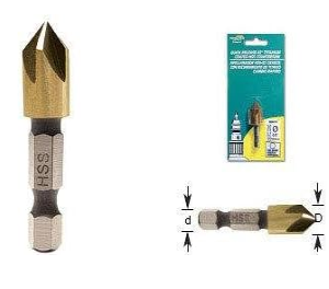 Avellanador Titanio Diamantado 3/8  #608-752