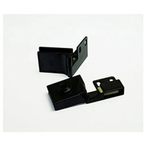 Bisagra Vidrio Negra (JUEGO)