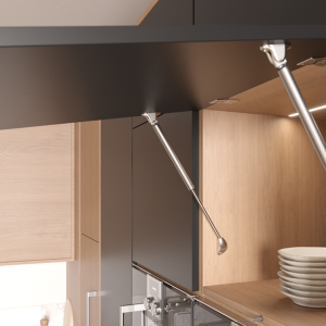 Brazo Hidráulico para puerta elevable Izquierda