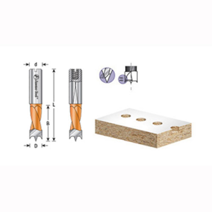 Broca 304008 8mm x 70mm Izquierda Ciega