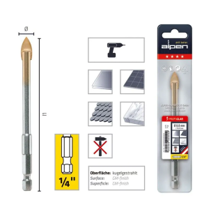 Broca para Vidrio 5mm