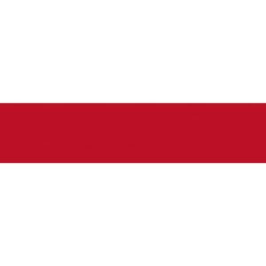 Tapacanto PVC 21x0.4 Rojo Alto Brillo