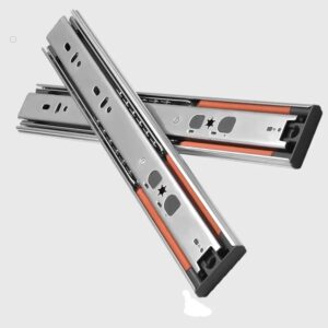 Corredera Telescópica Push Open y Cierre Suave 500mm 1par