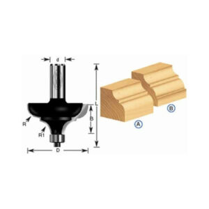 Fresa 400-20 Moldura C/Rod 2" Eje 1/2