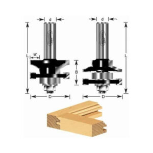 Fresa 440-19 Ensamble 1-3/4" Eje 1/2"