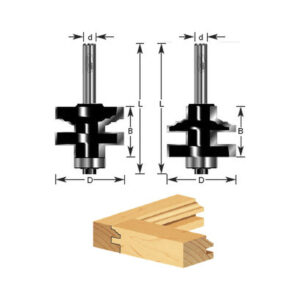 Fresa 440-26 Ensamble C/Rod 1-3/8" Eje 1/4"