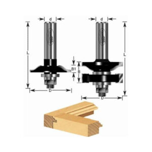 Fresa 440-34 Ensamble C/Rod 1-5/8" Eje 1/2"