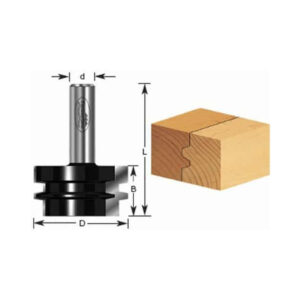 Fresa 470-10 Ensamble 1-7/8" Eje 1/2"