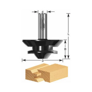 Fresa 490-10 Ensamble 2-11/16" Eje 1/2"