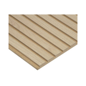 Revestimiento Tableado Ripado Carvalo Softwood 12x218x2480  Caja 4uds